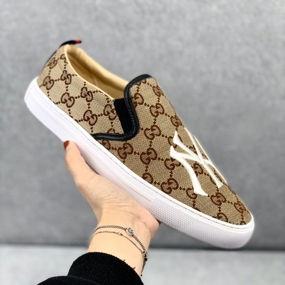 newgUCCI LEATHER CASUAL SHOES WOMEN'S SHOES ny nEW